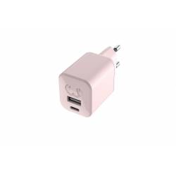 Fresh 'n Rebel USB + USB-C Mini Charger 30W PD Smokey Pink 