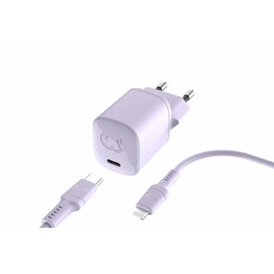 USB-C Mini Charger 20W PD + Lightning Dreamy Lilac 