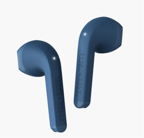 Twins Core True Wireless Earbuds Steel Blue  Fresh 'n Rebel