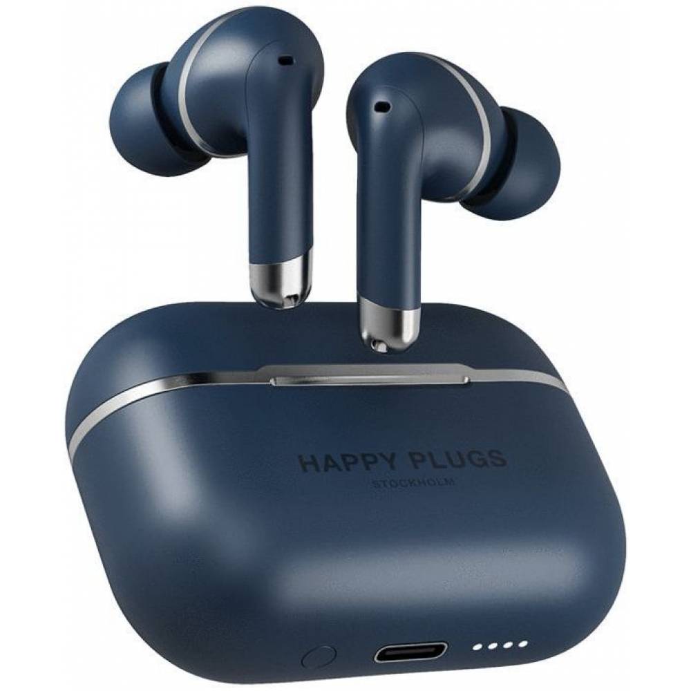 Happy Plugs Koptelefoons & Oordopjes Happy Plugs in ear air1 anc blue