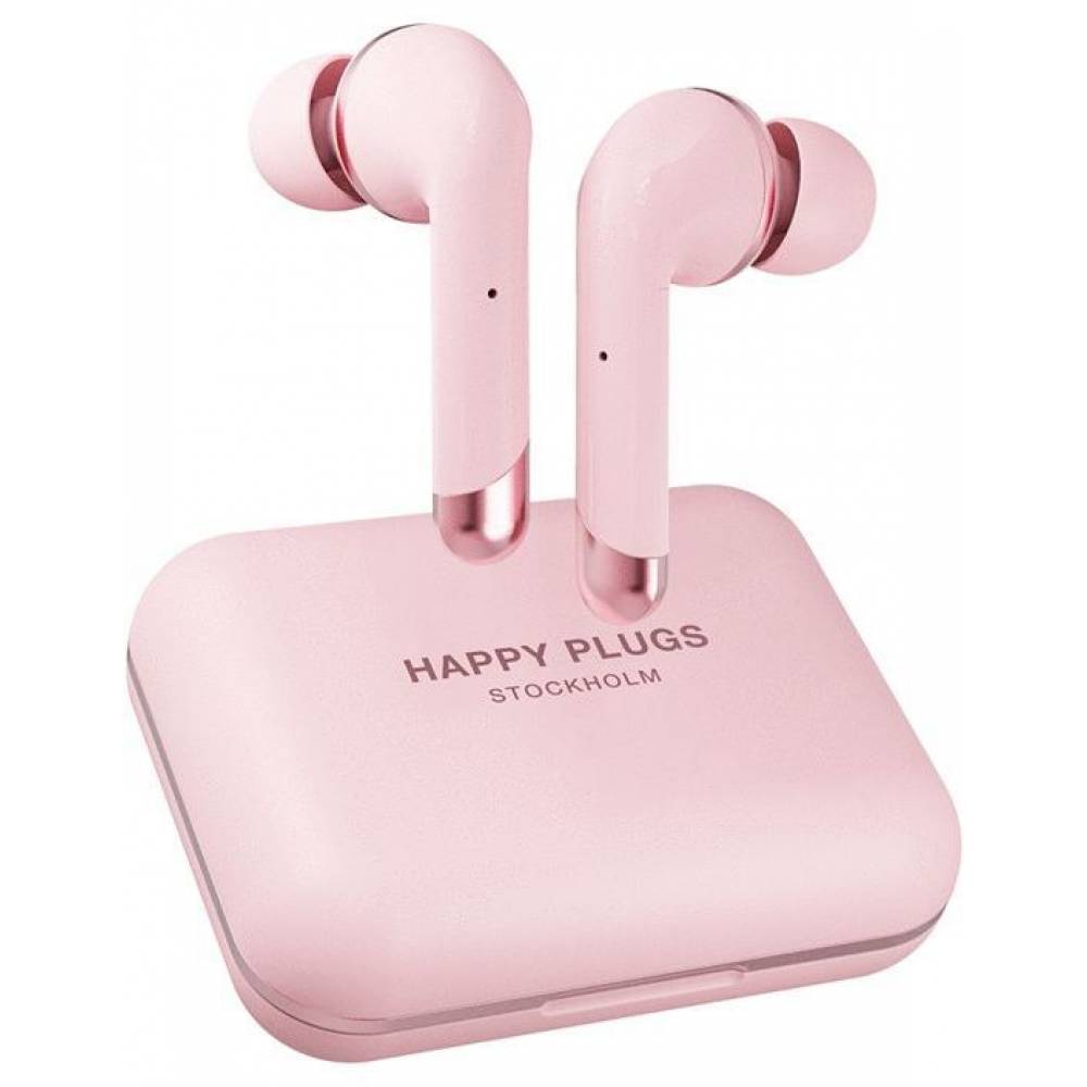 Happy Plugs Koptelefoons & Oordopjes Happy Plugs in ear air 1 plus pink gold