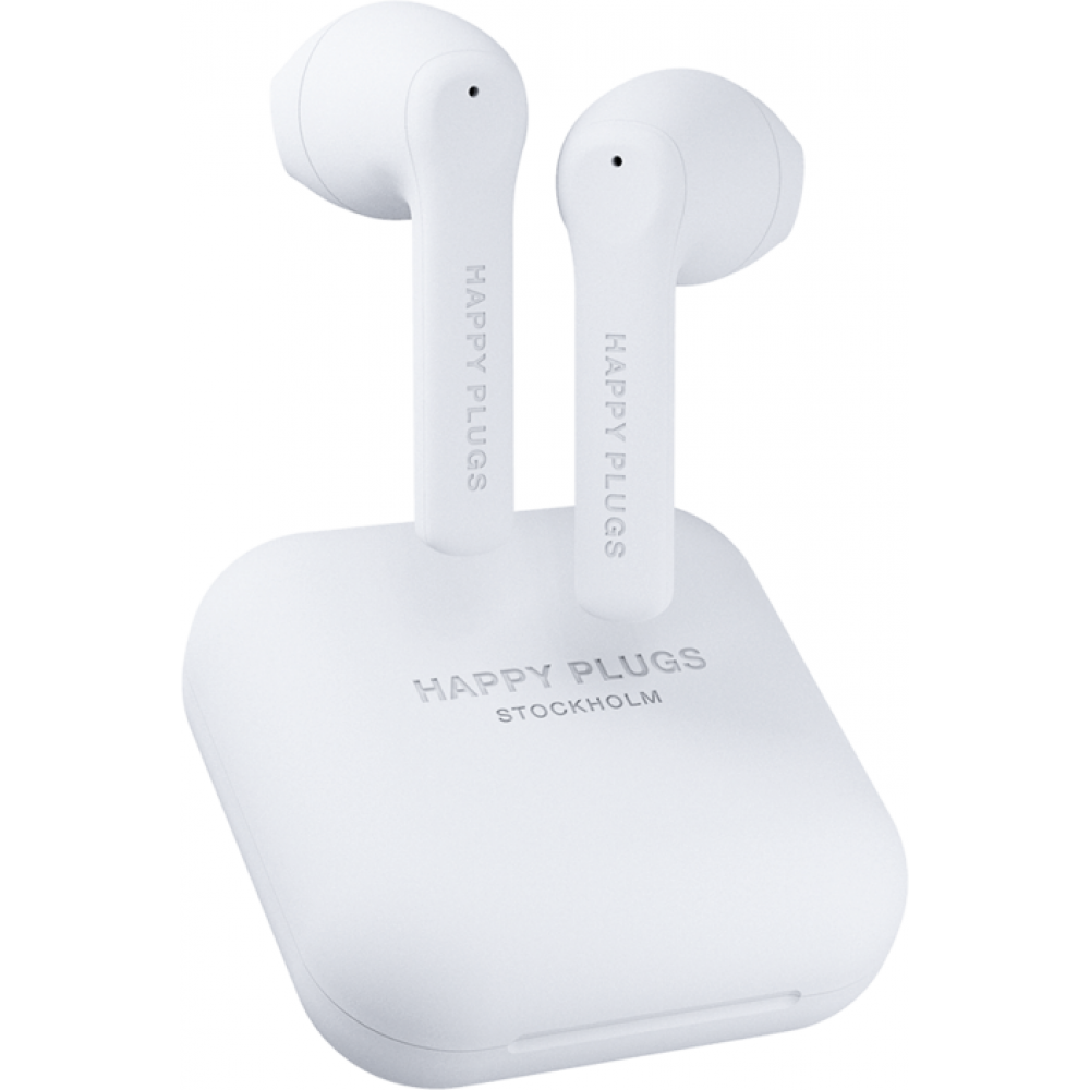 Happy Plugs Koptelefoons & Oordopjes Happy Plugs in ear air 1 go white