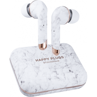 Happy Plugs earbud air 1 plus wh marble  Happy Plugs