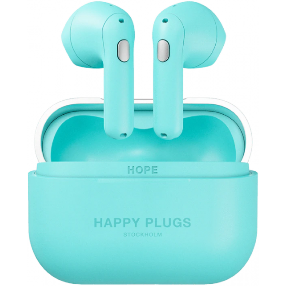 Happy Plugs Koptelefoons & Oordopjes Hope in ear turquoise
