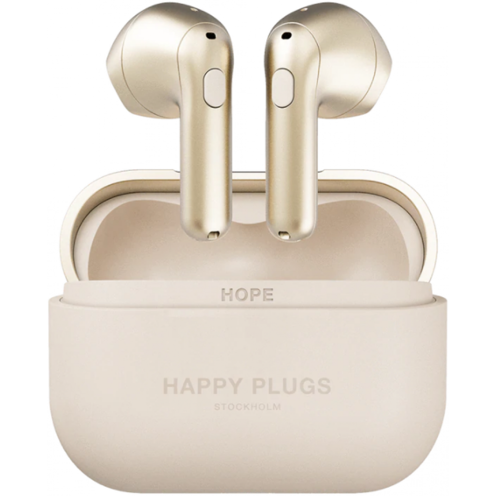 Happy Plugs Koptelefoons & Oordopjes Hope in ear gold