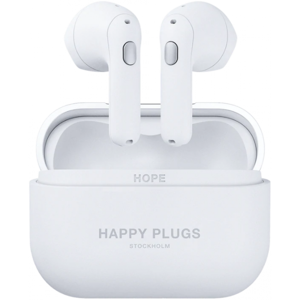 Happy Plugs Koptelefoons & Oordopjes Hope in ear white