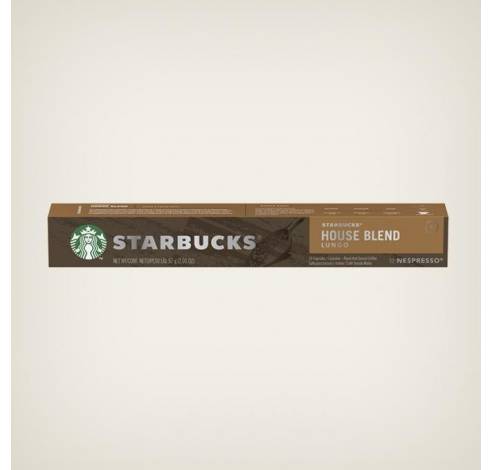 Starbucks Nespresso 10 caps House Blend  Nestle