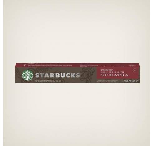 Starbuck Nespresso 10 Caps Sumatra  Nestle