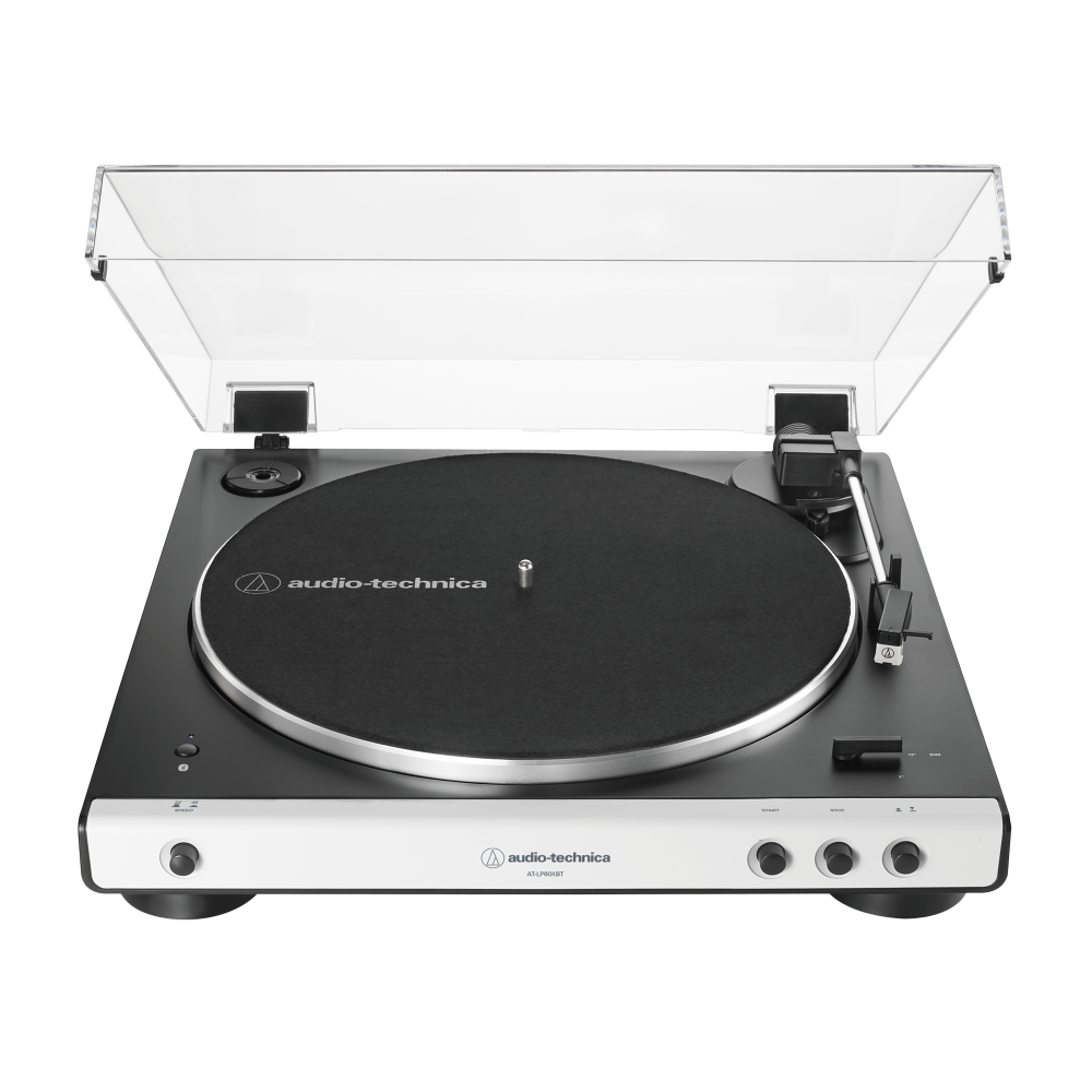 Audio-Technica Platenspeler Advanced Fully Automatic Belt-Drive Stereo Turntable - White