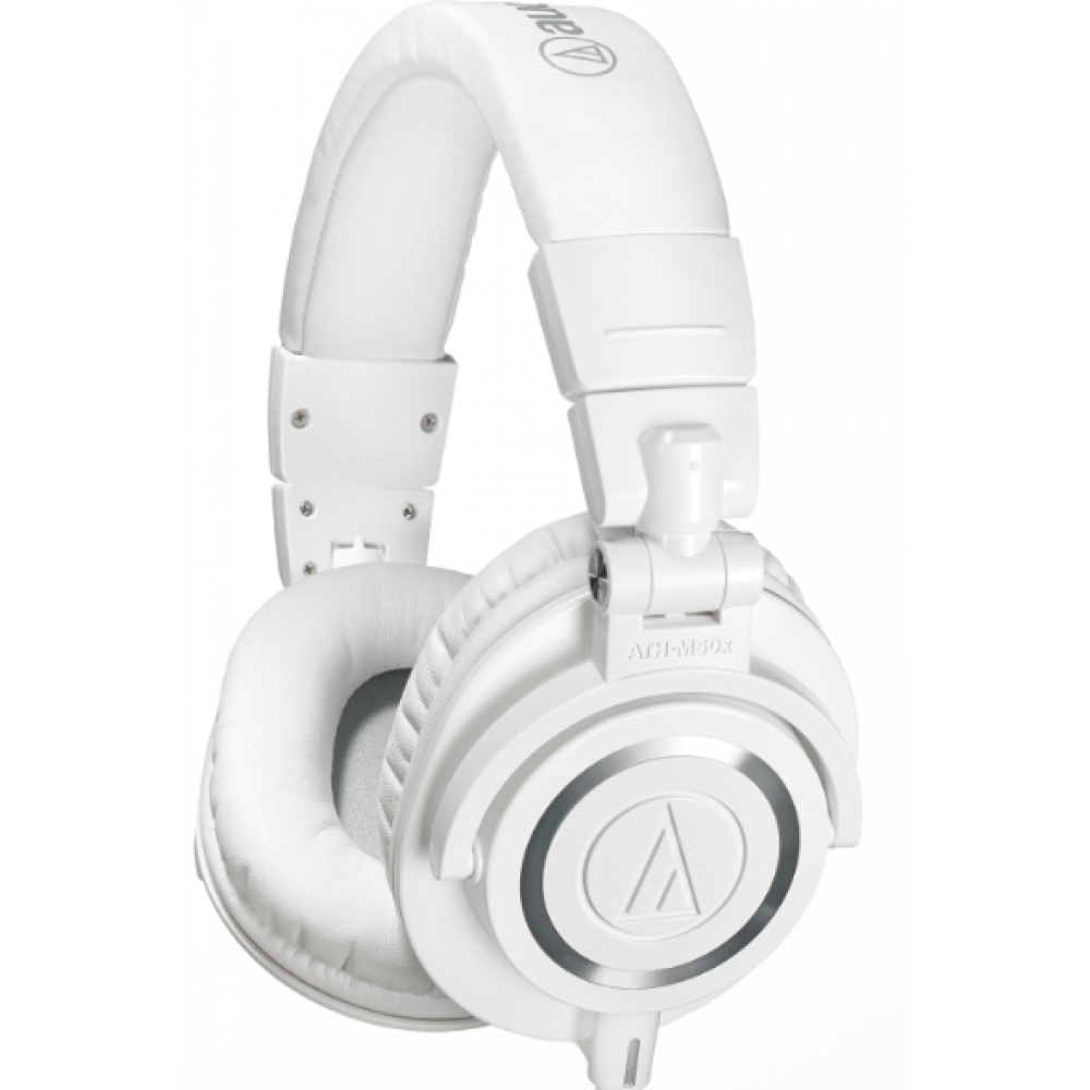 Audio-Technica Koptelefoons & Oordopjes Professional Studio Monitor Headphones (with coiled cable) ATH-M50WH