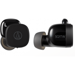 Audio-Technica Wireless Earbuds Licorice  ATH-SQ1TWBK