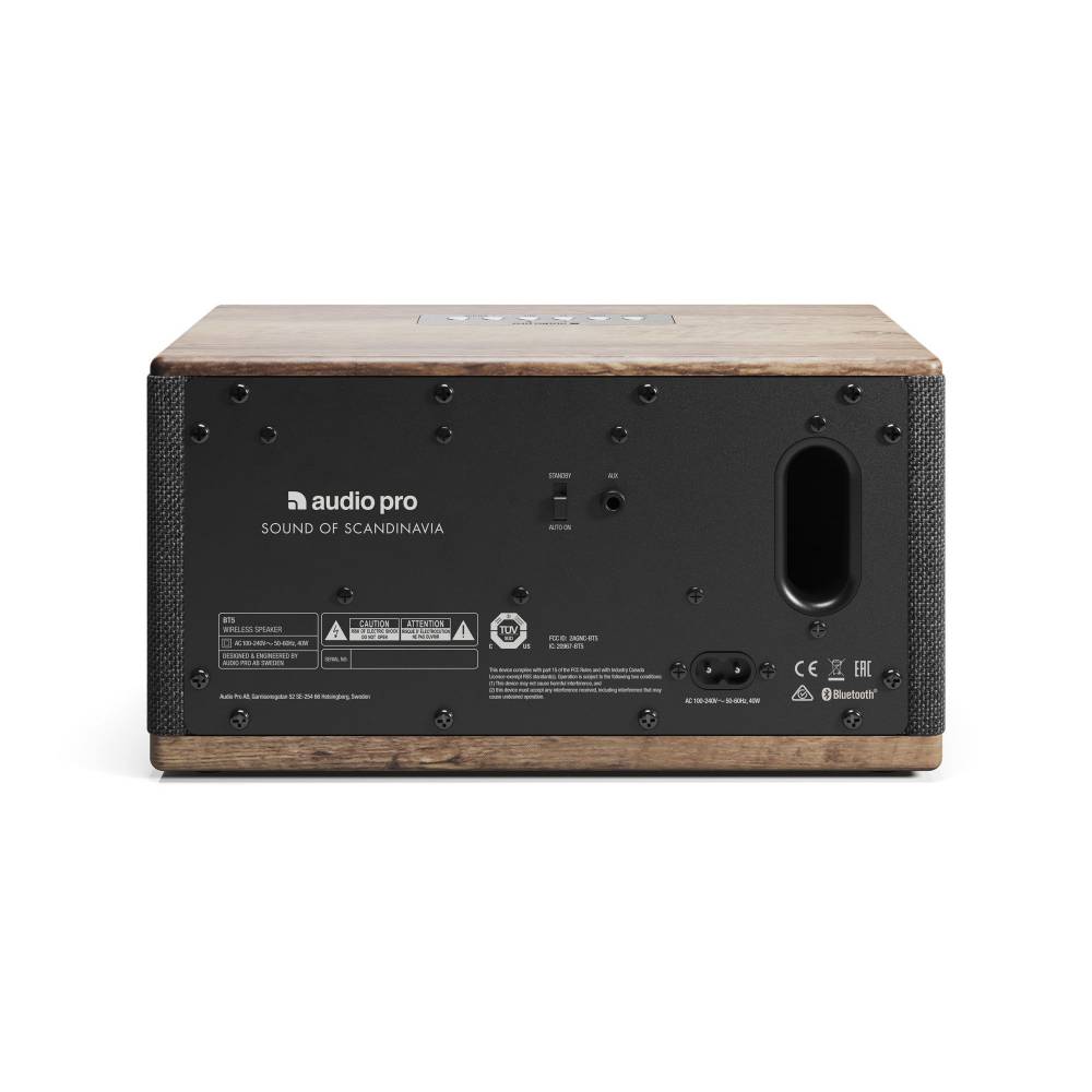 Audio Pro Streaming audio BT5 Bluetooth Speaker driftwood
