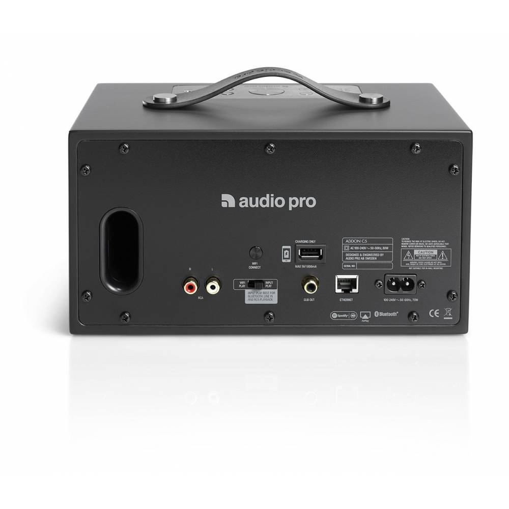 Audio Pro Streaming audio C5A Multiroom-speaker met spraakbediening Black