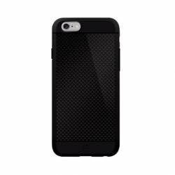 Black Rock Coque Real Carbon pour iPhone 6/6s Noir 