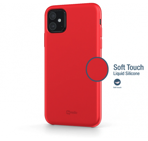 Liquid silicone Case iPhone 11 PRO red  BeHello