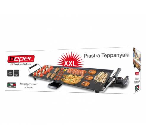 Elektrische teppanyaki grill XXL Zwart  Beper