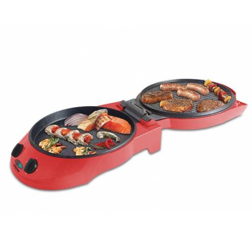 90.680 3 in 1 multifunctionele grill Rood  Beper