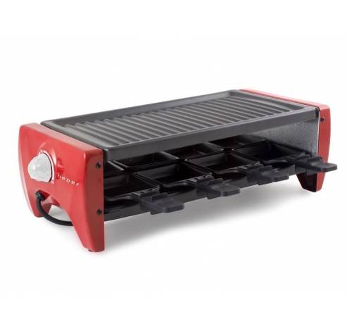 BT.750Y raclette grill voor 8 personen 1200W rood  Beper