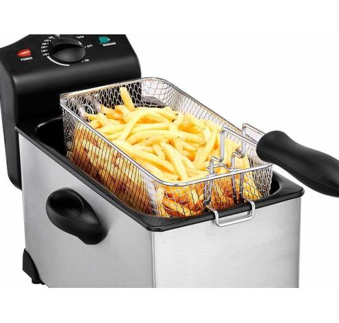 BC.353 Friteuse 3.5L 2000W Pro roestvrij staal  Beper