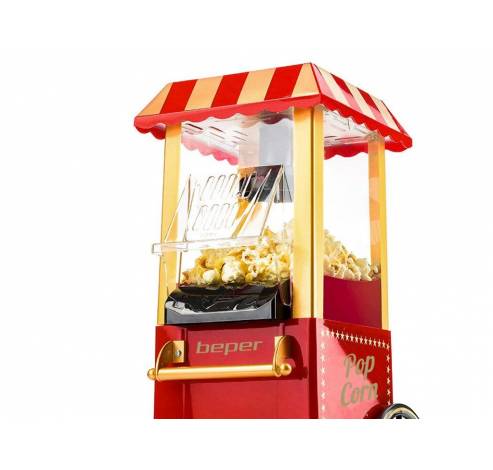 BT.651Y popcorn machine 1200W rood  Beper