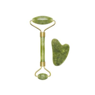C301ABE101 Jade roller & Gua Sha massage tool groen  Beper