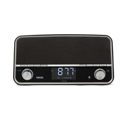 Nikkei Draagbare Radio USB Bluetooth NPR450BK Zwart  Nikkei