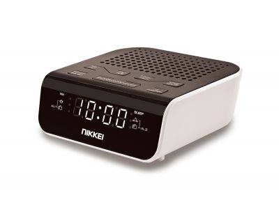 Nuyens, Merksplas: Nikkei Klokradio digit FM 2x alarm snooze USB,