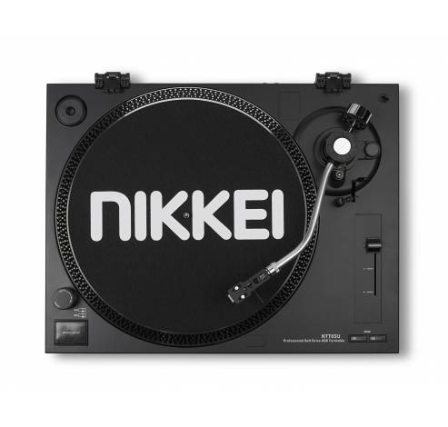 Nikkei NTT05U Draaitafel (Snaar) met USB Mp3 Encoding via PC Zwart  Nikkei