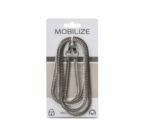 Metal shoulder strap silver  Mobilize