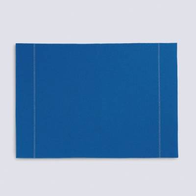 Day Drap non-slip placemat uit gerecycleerd katoen koningsblauw 45x32cm 