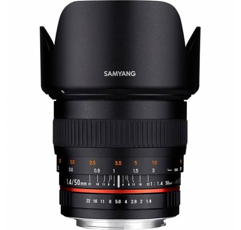 50mm f/1.4 Nikon  Samyang
