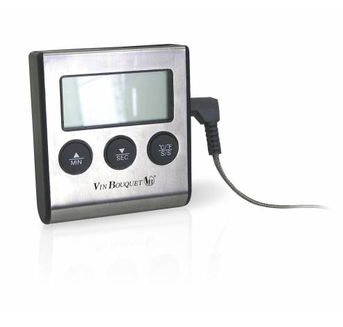 Digitale braadthermometer met timer  Nerthus