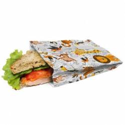 Lunchzak sandwich leeuwen - 19x14cm 