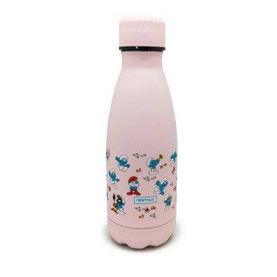 Drinkfles vacuüm 350ml De Smurfen roze (warm en koud)  Nerthus
