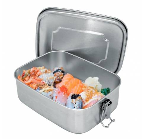 Boîte casse-croute inox 1200ml - 19.4x14x6.3cm  Nerthus