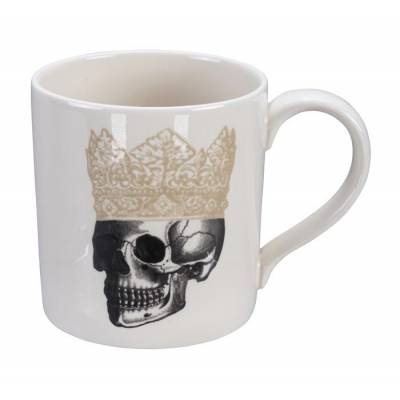 Skull Design Mug 9x9,3cm, 400ml, Crown /6 