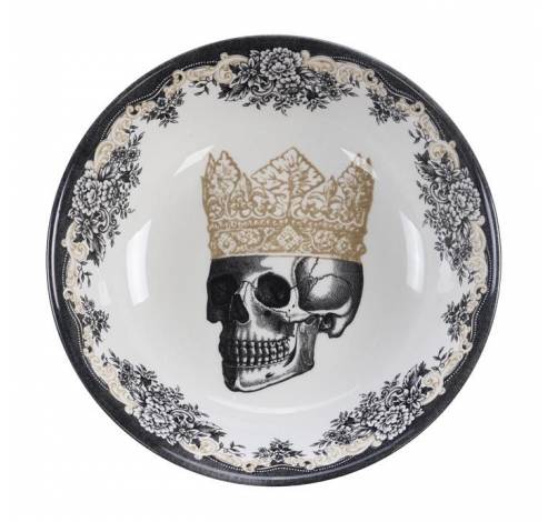 Skull Design Bowl 19x5cm, Crown /6  Homelab