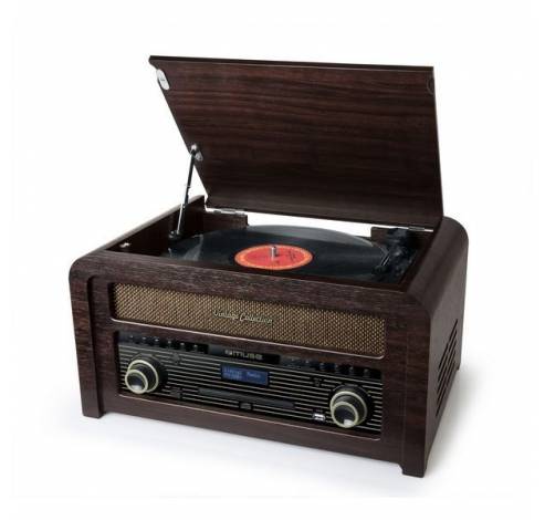 Vintage Muziekcenter DAB+, radio, CD en Bluetooth  Muse