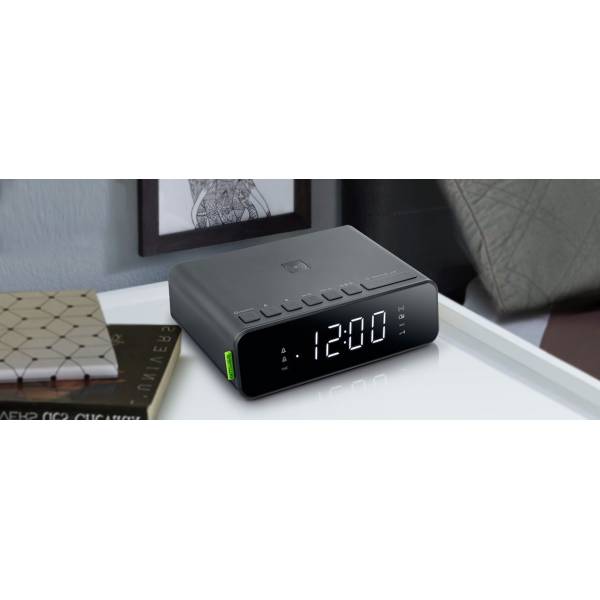 Muse M-175 WI FM Dual alarm clock radio