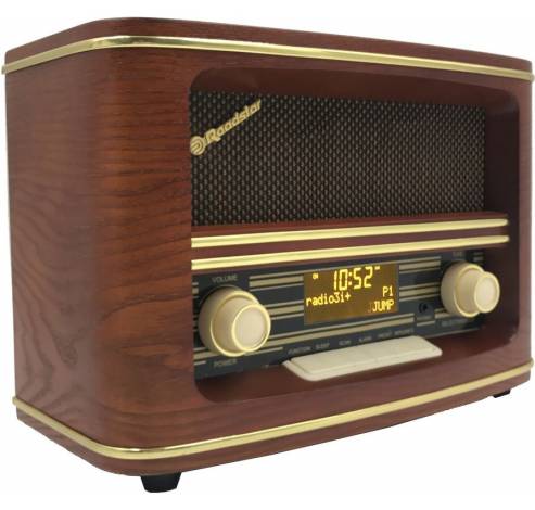 HRA-1500 DAB+ VIntage houten radio  Roadstar
