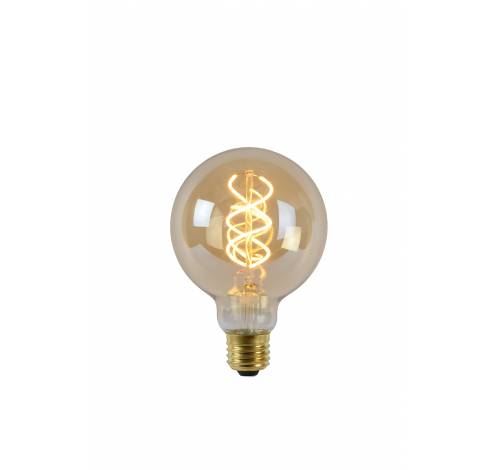 Lamp LED Globe G95 5W 260LM 2200K Dimbaar Amber  Lucide