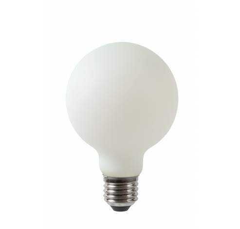G80 - Filament lamp - Ø 8 cm - LED Dimb. - E27 - 1x5W 2700K - Opaal Lucide  Lucide