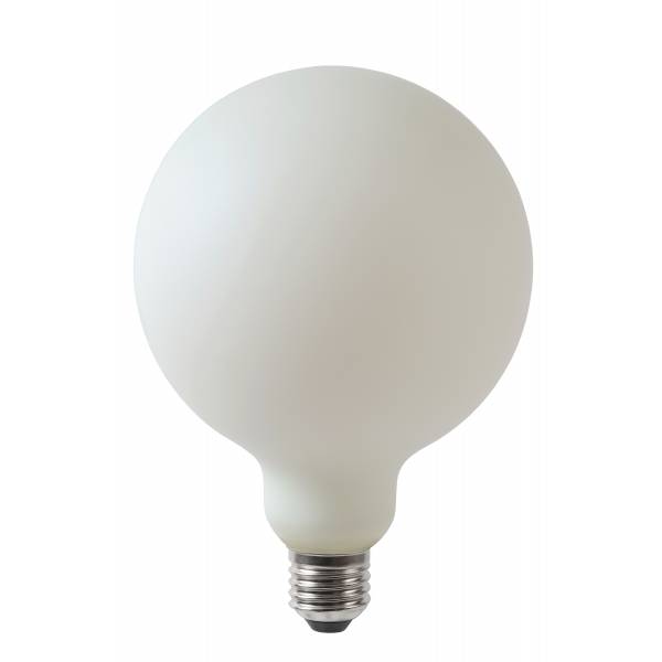 Lucide G125 - Filament lamp - Ø 12,5 cm - LED Dimb. - E27 - 1x5W 2700K - Opaal Lucide