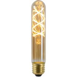 Lucide T32 - Filament lamp - Ø 3,2 cm - LED Dimb. - E27 - 1x5W 2200K - Amber Lucide