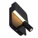 Lucide BOXER - Wandlamp - LED - 1x10W 3000K - Met USB oplaadpunt - Zwart Lucide