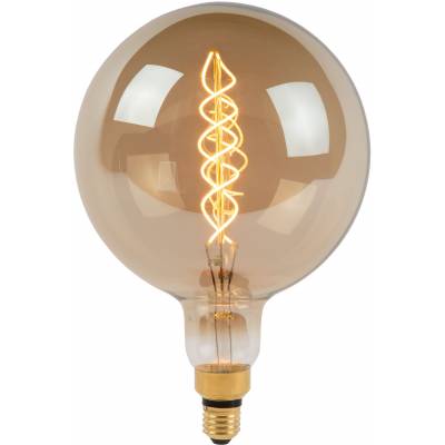 G200 GIANT - Filament lamp - Ø 20 cm - LED Dimb. - E27 - 1x8W 2200K - Fumé Lucide  Lucide