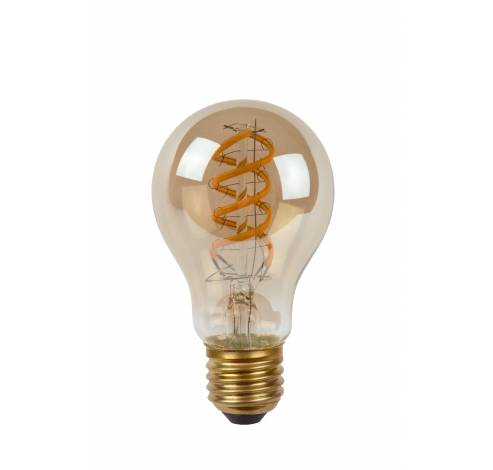 A60 - Filament lamp - Ø 6 cm - LED Dimb. - E27 - 1x5W 2200K - 3 StepDim - Fumé Lucide  Lucide
