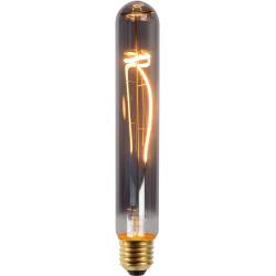 Lucide T32 - Filament lamp - Ø 3,2 cm - LED Dimb. - E27 - 1x5W 2200K - Fumé Lucide