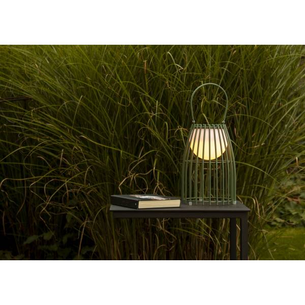 Lucide FJARA - Tafellamp Buiten - Ø 17,5 cm - LED Dimb. - 1x0,3W 3200K - IP44 - Groen Lucide