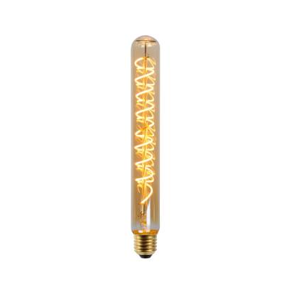 T32 49035/25/62 Filament lamp - Ø 3,2 cm - LED Dimb. - E27 - 1x5W 2200K - Amber  Lucide